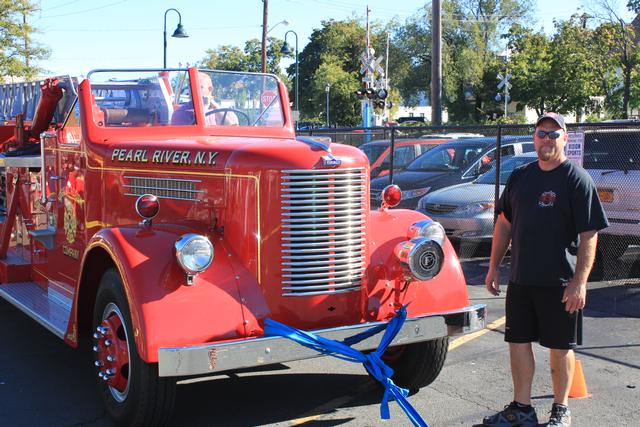 3rd Annual Fire Truck pull for Breast Cancer 9-23-2012. Won by Nanuet  Fire Department in 17.02 seconds,
Photo By Vincent P. Tuzzolino
